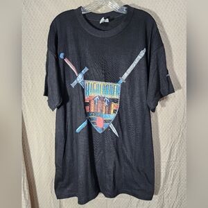 Highlander Television Show Promo T-Shirt Men's XL "There Can Be Only One"